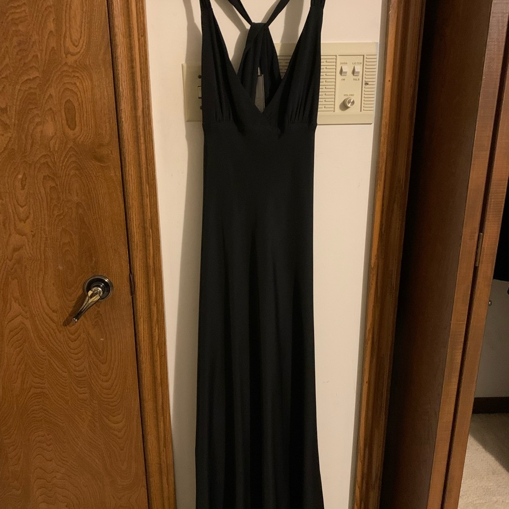 Elegant Black Maxi Dress - new with tags